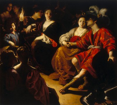 Ruggero and Aleina, Painted by Rutilio Manetti by Rutilio Manetti